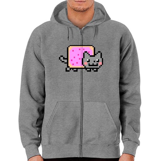 Discover Nyan Cat - Nyan Cat Rainbow - Zip Hoodies