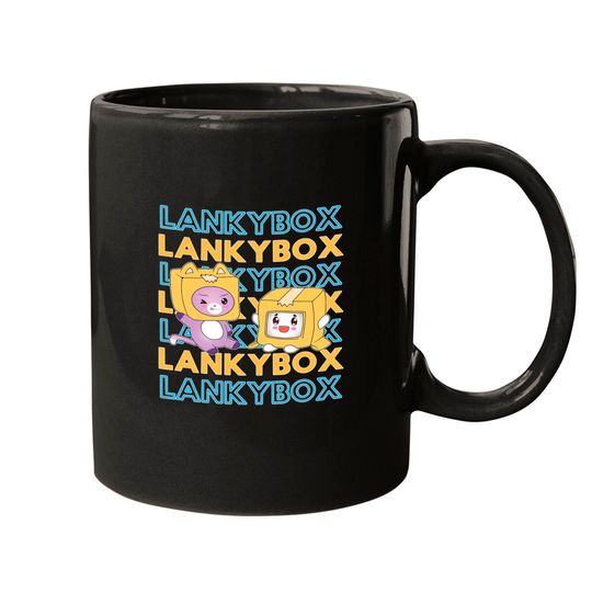 Kids Lankybox Inspired Mugs Funny Viral Youtuber Merch