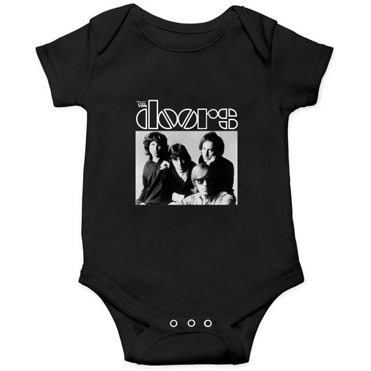 THE DOORS Tee, Rock Band Onesies, Doors Logo Onesies