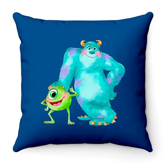 Monster Inc Squadgoals Shirt, Disney Monster Movie Throw Pillows