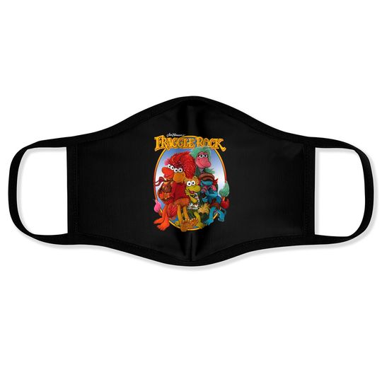 Fraggle Rock The Muppets Group Hug Disney Face Masks