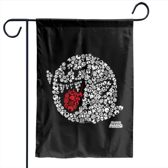 Nintendo Super Mario Iconic Boo Garden Flags