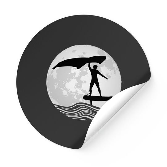 Discover Wing Surf Wing Foil Wingsurfer Gift Foiler Stickers