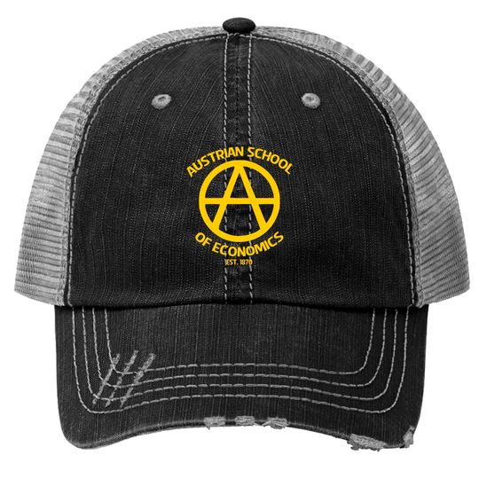 Austrian School of Economics Anarcho Capitalism Trucker Hats
