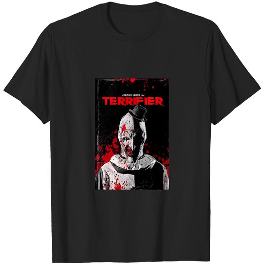 Day Gifts Terrifier Art The Clown Horror Movie  T-Shirt