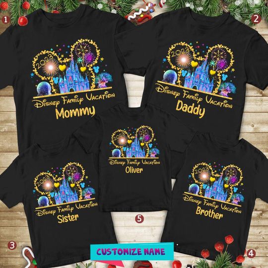 Disney Family Vacation 2023 Customized T-Shirt Disney Squad