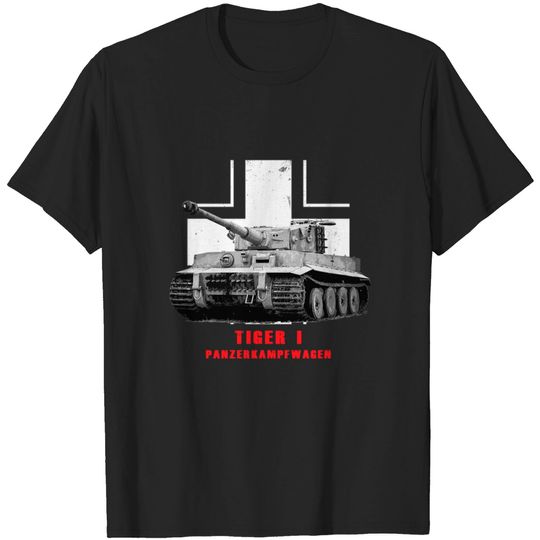 Panzerkampfwagen Tiger I Military tank WW2 - Panzerkampfwagen - T-Shirt