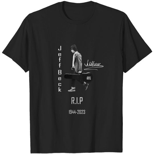 R.I.P Jeff Beck 1944-2023 T-Shirt, Jeff Beck Fan Shirt, Rock Guitar T-Shirt