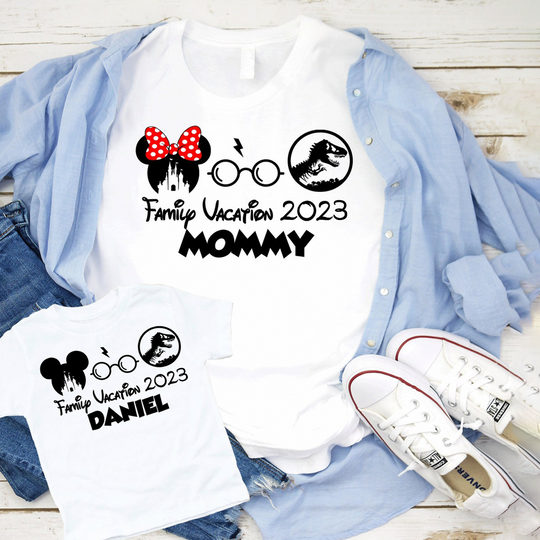 Discover Universal Matching Family Vacation Shirts 2023, Disneyworld, Theme Park, Orlando, Florida, Jurassic, Kingdom Vacation