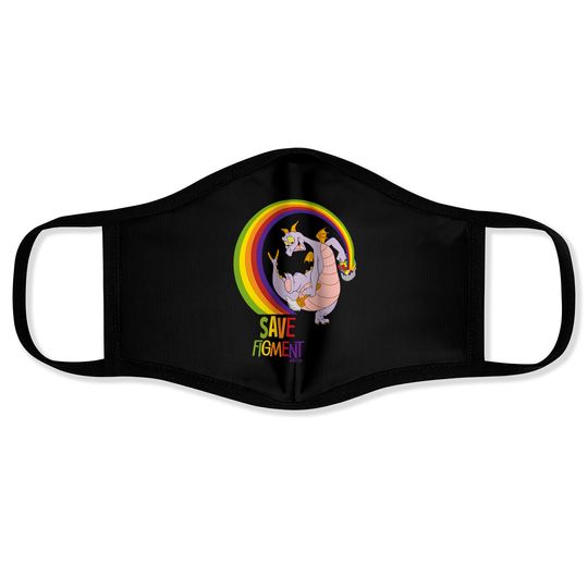 Save Figment - Journey Into Imagination at Epcot - WDWNT.com - Disney - Face Masks