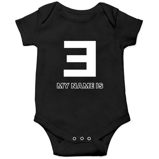 Eminem Logo My Name Is Youth Onesies Pullover