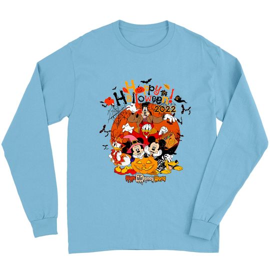 Disney Vintage Mickey Halloween 2022, Happy Halloween Long Sleeves