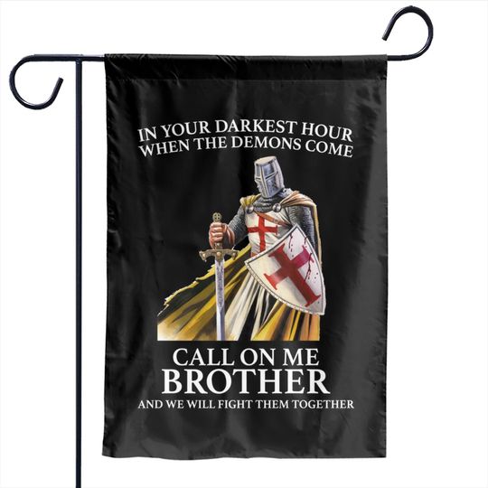Crusader Flag Garden Flags Christian Gospel And Bible Phrase for our Lord Jesus