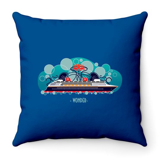 The Wonder - Disney Cruise Line - Throw Pillows