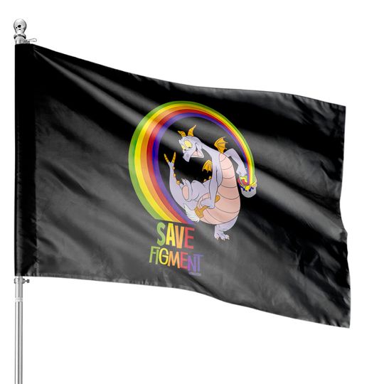 Save Figment - Journey Into Imagination at Epcot - WDWNT.com - Disney - House Flags