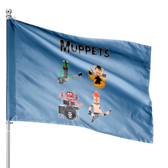 Punk Muppets - Punk Rock Band - House Flags