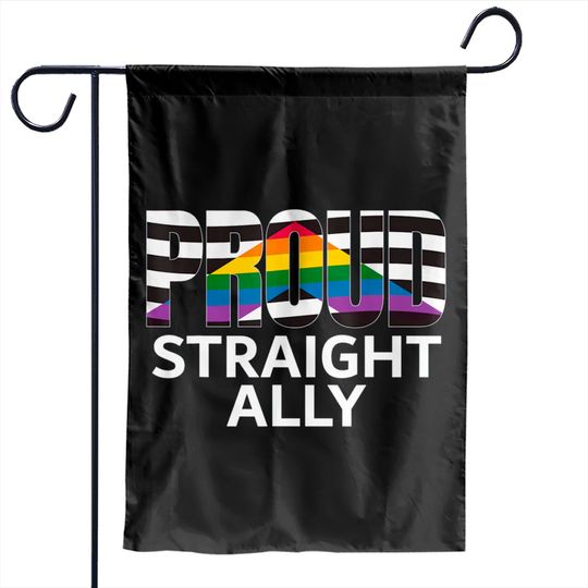 'Proud Straight Ally' Garden Flags for Straight Alliance Pride Flag Garden Flags