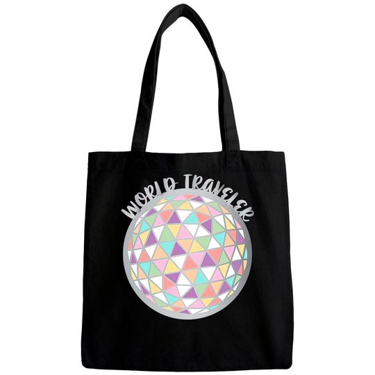 World Traveler Epcot Ball Bags, Disney Bags, Drinking Around The World Bags, Colorful Disney Bags