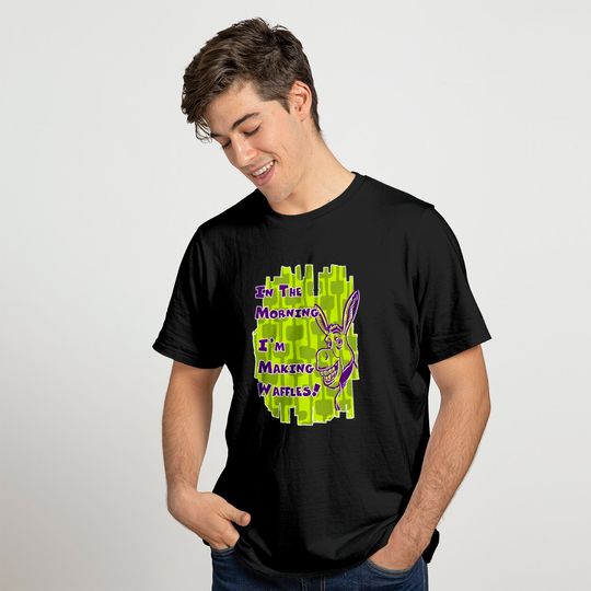 Shrek Donkey I'm Making Waffles Text Poster T-Shirt