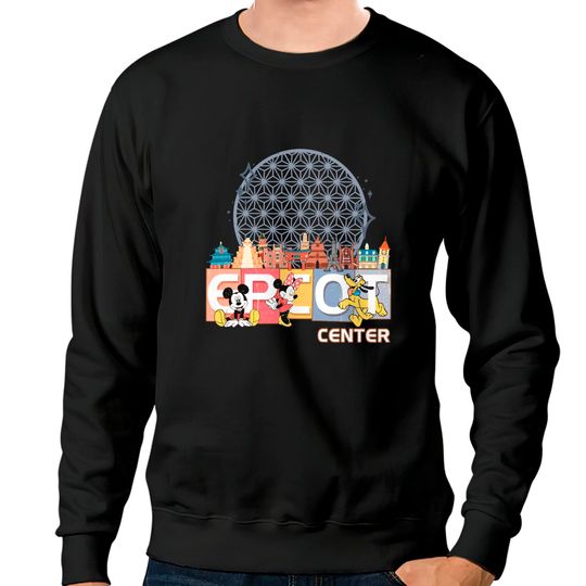 Vintage Epcot Sweatshirts, Disney Epcot Sweatshirts, Epcot Center Sweatshirts