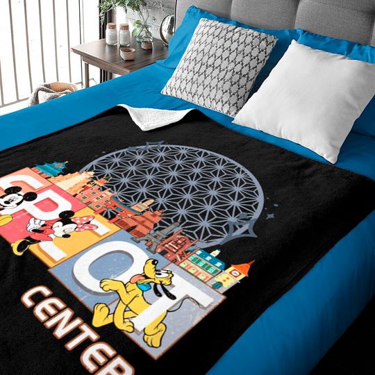 Vintage Epcot Baby Blankets, Disney Epcot Baby Blankets, Epcot Center Baby Blankets