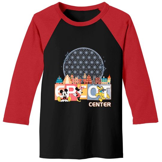 Vintage Epcot Baseball Tees, Disney Epcot Baseball Tees, Epcot Center Baseball Tees
