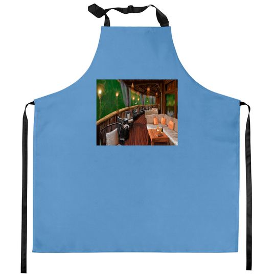 Tiki Lounge Balcony - Disneys Animal Kingdom - Kitchen Aprons