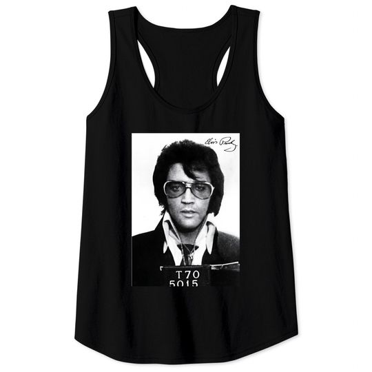 Elvis Presley Mugshot Tank Tops 2629
