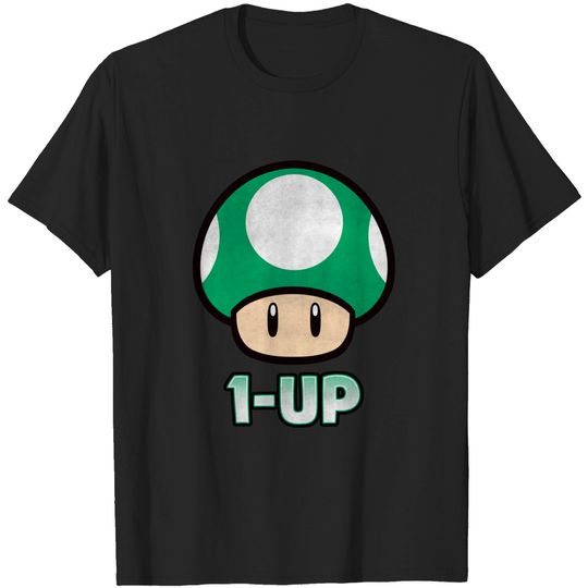 1up Mushroom T-Shirts Super Mario