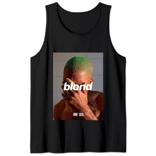 Frank Ocean Blond Unisex Tank Tops, Blond Album, Frank Ocean Tank Tops