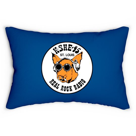 KSHE 95 real rock radio station St. Louis area Lumbar Pillows