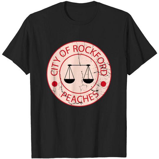 Baseball Tshirt Rockford Peaches Shirt T-Shirt