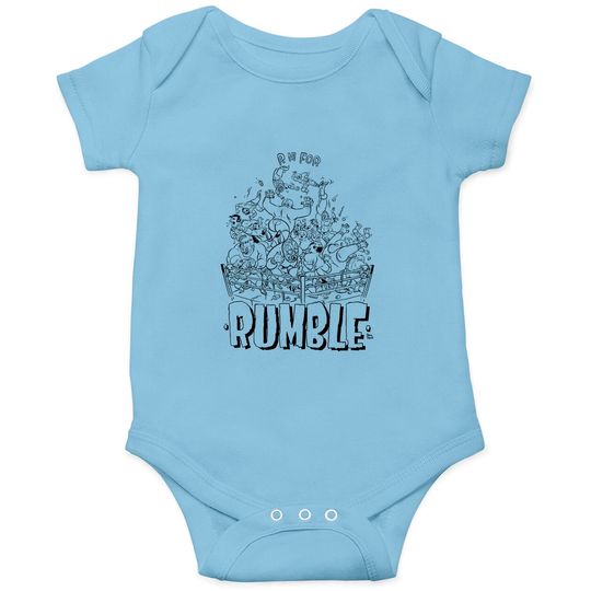 Discover R is for Rumble - Pro Wrestling - Onesies