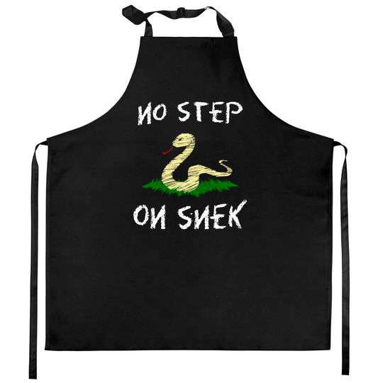Gift No Step On Snek Kitchen Aprons