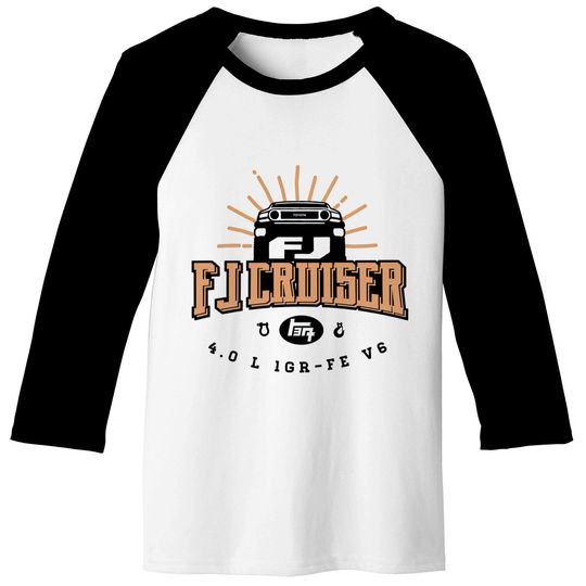 Fj Cruiser Baseball Tees - Toyota - Baseball Tees