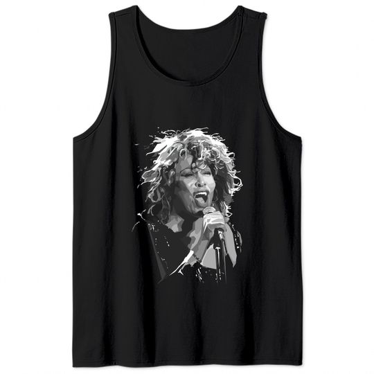 Turner B/W - Tina Turner - Tank Tops