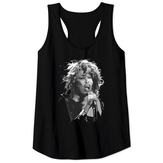 Turner B/W - Tina Turner - Tank Tops