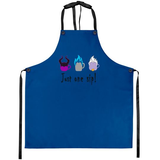 Just on Sip! - Disney Villains - Aprons