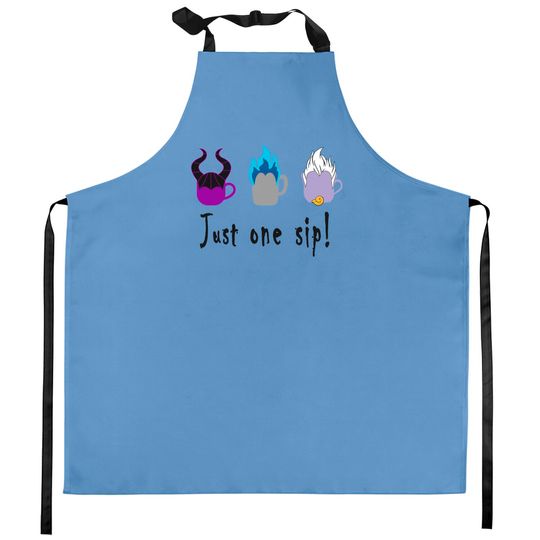 Just on Sip! - Disney Villains - Kitchen Aprons