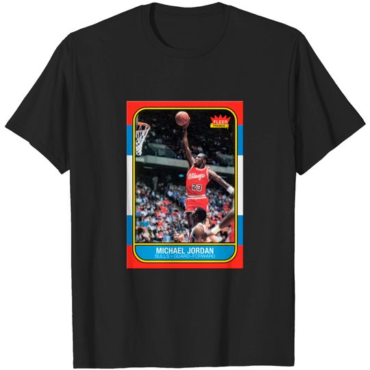 Michael Jordan Fleer '86 Card - Paraholix - T-Shirt