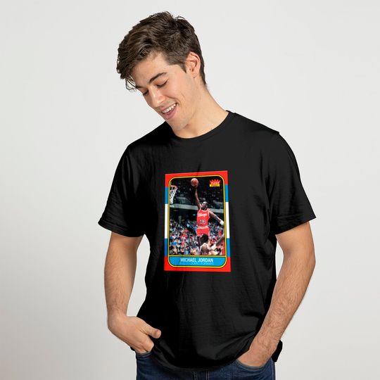 Michael Jordan Fleer '86 Card - Paraholix - T-Shirt