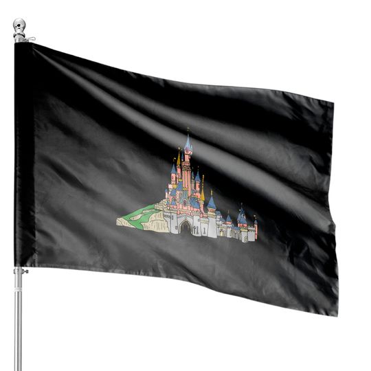 Sleeping Beauty's Castle - Disneyland Paris - House Flags