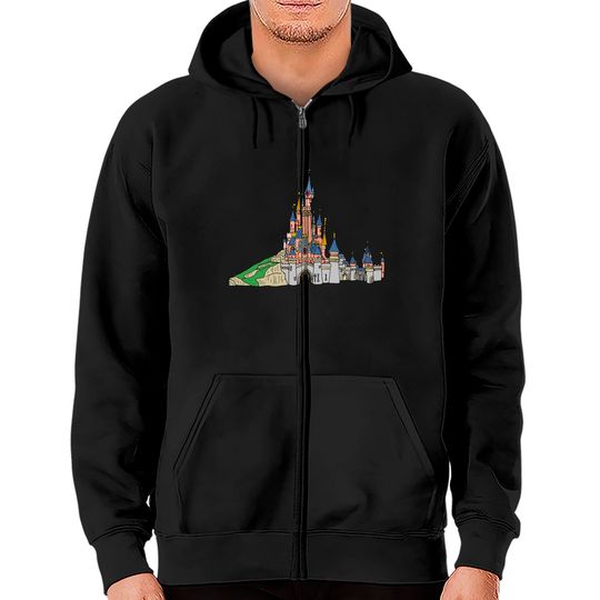 Sleeping Beauty's Castle - Disneyland Paris - Zip Hoodies