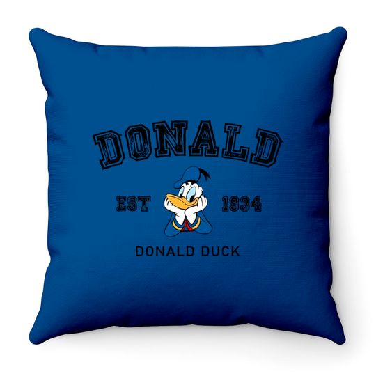 Donald Duck Throw Pillows, Donald Duck Disney Throw Pillows