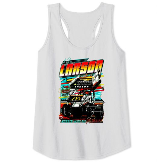 Kyle Larson Racing Car Tank Tops