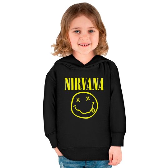 Nirvana Smiley Kids Pullover Hoodies