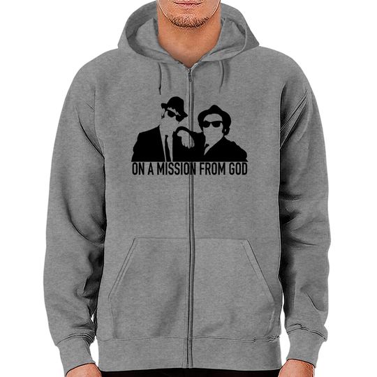 Jake & Elwood Blues - Blues Brothers - Zip Hoodies