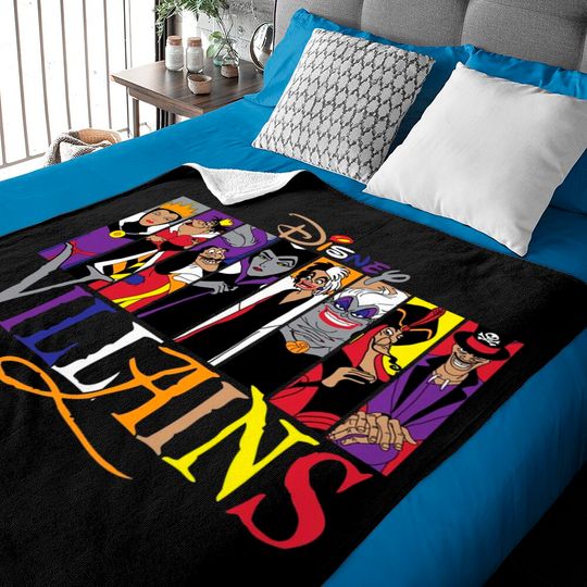 Disney Evil Friends Villains Baby Blankets
