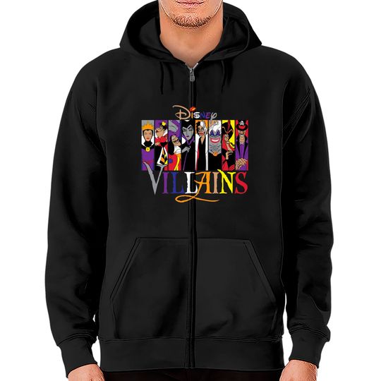 Disney Villains Zip Hoodies