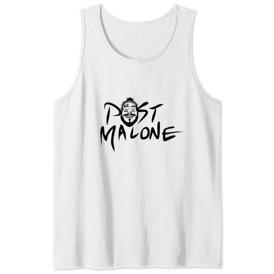 Post Malone Tank Tops-Posty, Post Malone Merch